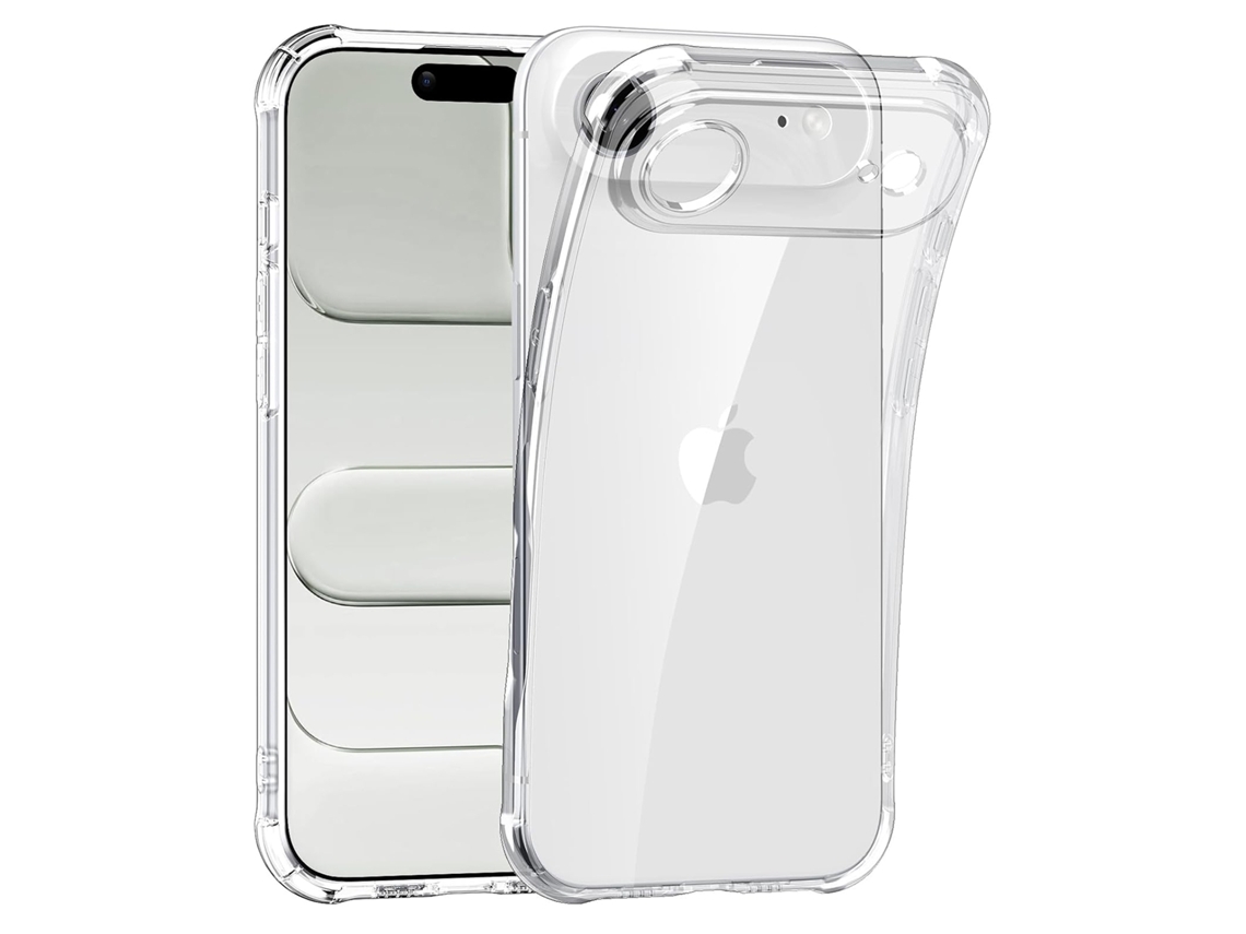 Capa De Silicone Para Iphone 17 Air Com Proteção Máxima E Cantos Com Airbag.