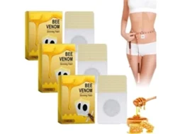 Conjunto De 21 Adesivos Emagrecendo Com Veneno De Abelha Para Perda De Peso, Adesivo Detox Com Veneno De Abelha