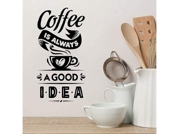 Adesivos Muraux Devis Restaurante Café Decoração Adesivo Vinyle Cozinha Art Déco Mural 57x30cm