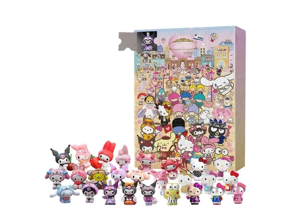 Brinquedos De Personagens Animados Para Crianças 3-6 Anos Com Caixa De Cor, Material Plástico, Importado Da China Continental Sanrio Atualizado