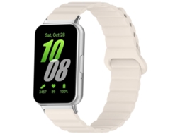 Bracelete para Samsung Galaxy Fit 3 Silicone Brilhante Magnético Loop Starlight XIAOMOYU