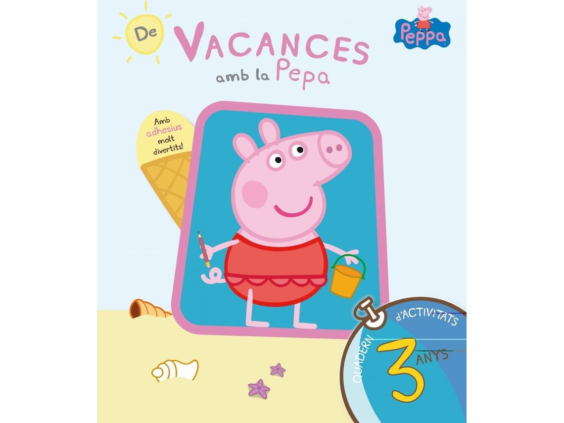 Livro Quadern De Vacances Amb La Peppa 3 Anys