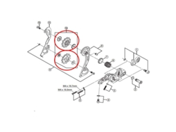 Shimano Bearing Pulleys Rd-980