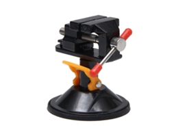 Mini Torno de Sucção Braçadeira de Bancada Universal Mesa Torno Base de Vácuo 360 Graus Giratório para Diy Escultura Artesanato Escultura Preto 2