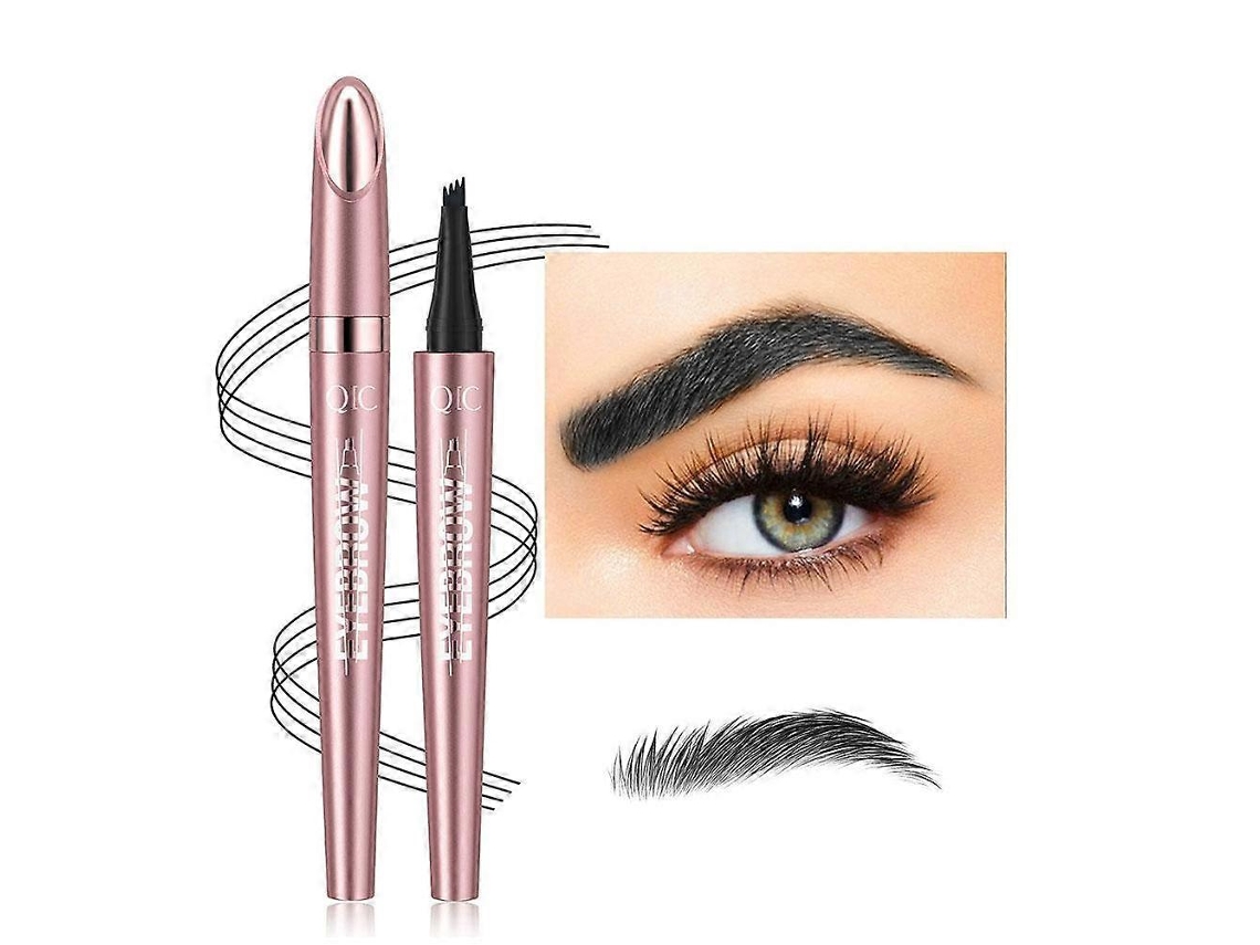 Qic 4-tip Microblading Eyebrow Pen - Waterproof Long-lasting For Natural Brows4