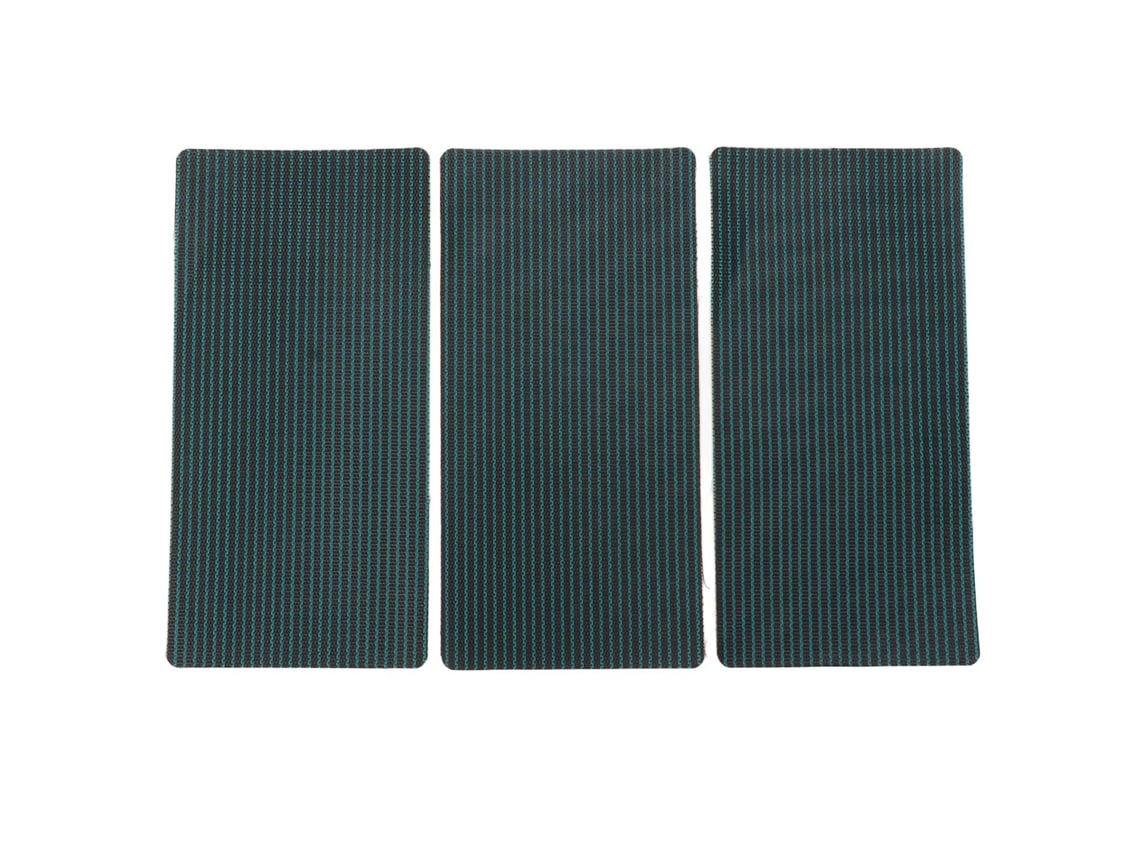 Kit De Reparo Com 3 Parches Autoadesivos Para Capa De Piscina Verde 4x8in