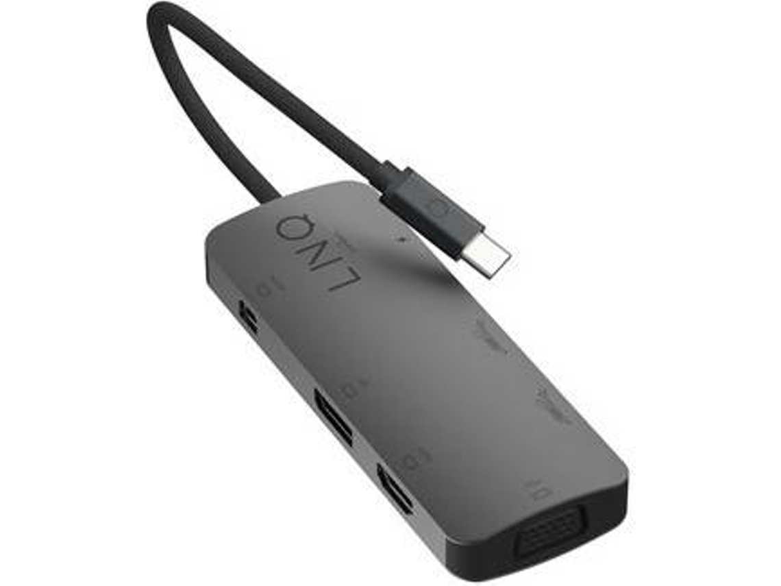 Hub Adaptador LINQ LQ48019 Triple (USB-C)