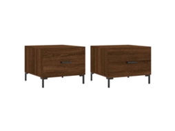 Coffee Table, Coffee Tables Vidaxl Marrom Madeira Processada (n/a)