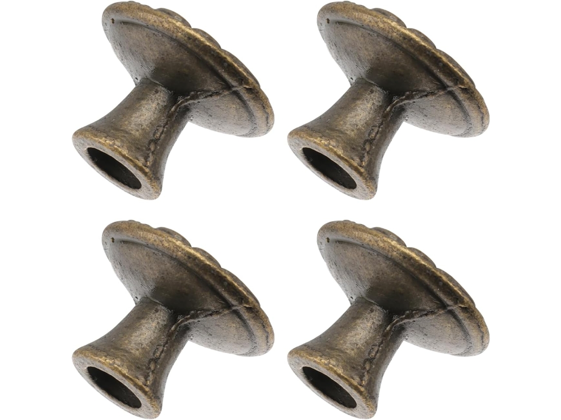 Toyvian Conjunto De 4-puxadores Antigos Para Portas, Em Liga De Zinco, Para Armário De Café, Guarda Roupa, Ideal Para