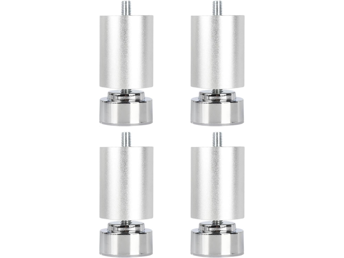 Conjunto De 4 Pés Modernos Para Móveis, Como Prateleiras, Mesas De Centro, Sofás E Cômodas, Com 50mm De Dimensões