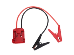 Cabo de partida de emergência automotivo de 18 V com suporte compatível com Milwaukee.