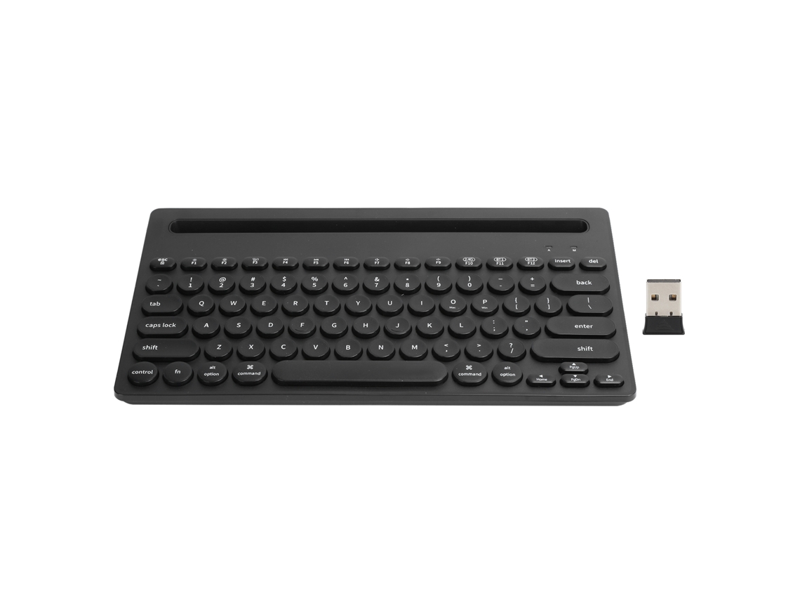 Teclado Sem Fio Ajazz 320i com modo duplo Bluetooth 2.4g, sem bateria, para jogos e escritório