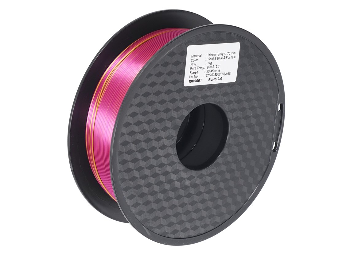 Fio Para Impressora 3d Pla Tricolor 1,75mm Material Consumível Para Diy