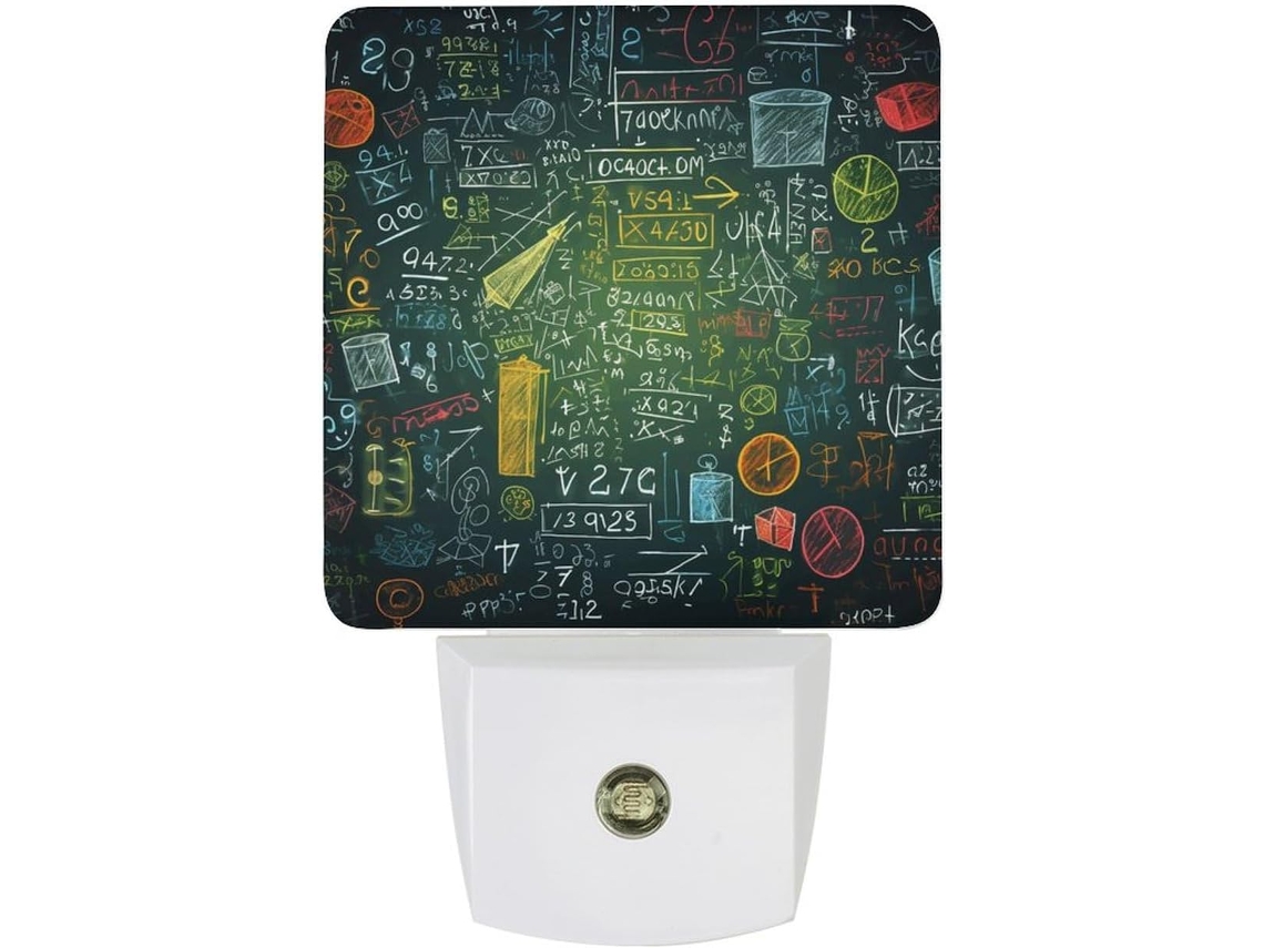 Luz noturna LED com sensor de presença para corredores e banheiros.