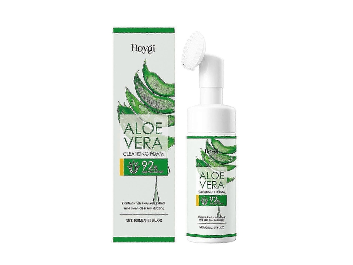 Espuma De Limpeza Facial Hoygi Com Aloe Vera: Limpeza Suave Da Pele, Hidratação Dos Poros, Controle Da Oleosidade, Hidratante.