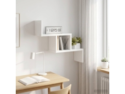 Vidaxl Prateleira De Parede Branco 48 X 15 X 42 Cm
