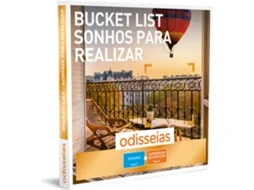 ODISSEIAS Pack Presente - Bucket List - Sonhos para Realizar | Experiência de alojamento ou Aventura para 1 ou 2 pessoas