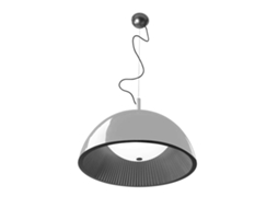 Ledsc4 Umbrella - Candeeiro Suspenso 1000x1130x3000mm, Aço, Cor Prata, Led 45w, 1500lm