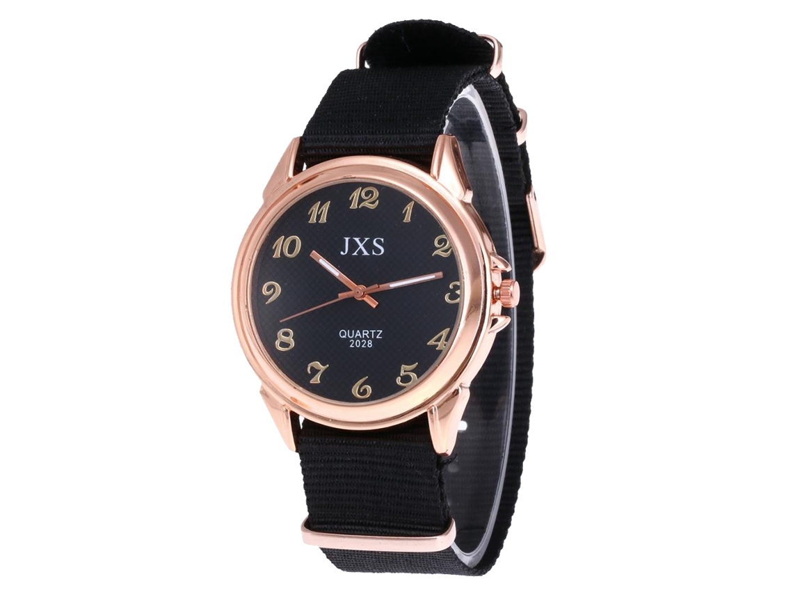 Relógio Feminino de Quartzo com Pulseira de Lona Estilo Simples Fashion para Mulher