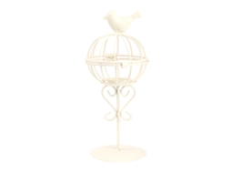 Laxiscreed Suporte De Velas Em Ferro Com Gaiola De Pássaro Para Decoração De Interiores