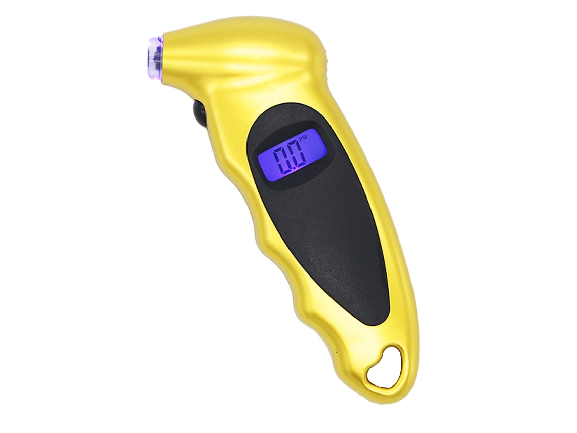 Medidor Digital Pneus Lcd Led Retroiluminado Compacto Carro