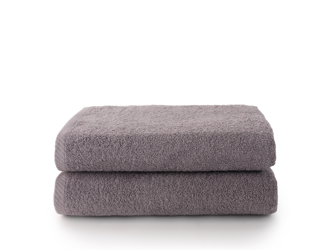 Pack de toalhas 2 folhas (100 x 150) Cinza