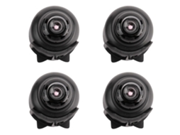 4x X5 Mini Câmera De Rede Wifi Hd 1080p Monitoramento De Segurança Sem Fio Ângulo Amplo De 160° Visão Noturna Compacta