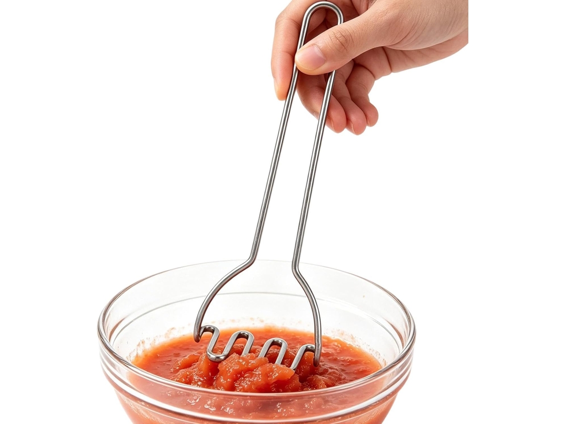 Amassador De Batatas Aço, Utensílio Cozinha Para Purê