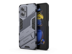 Capa Para Xiaomi Redmi Note 11t Pro 5g China Punk Armor 2 Em 1 Em Pc + Tpu À Prova De Choque Com Suporte Invisível