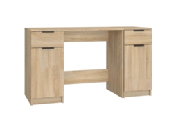 Desk, Desks Vidaxl Marrom Madeira Processada (n/a)