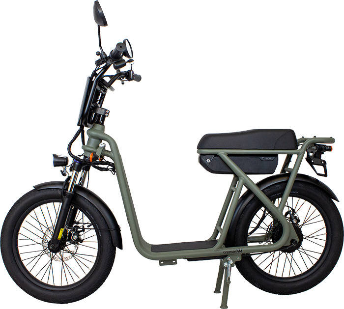Bicicleta Elétrica sem Pedais WISPEED Wimob Plus (Kaki)