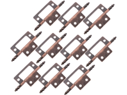 De Armário Vintage 51x21mm Em Bronze Conjunto 10 Peças, Encaixe Sem