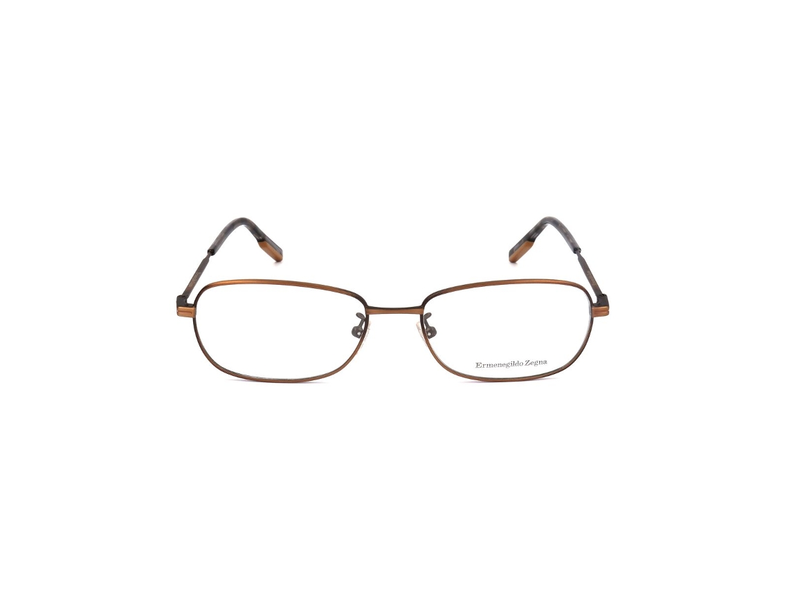Armação de Óculos Homem Ermenegildo Zegna Ez5166-d-38 (castanho - Metal - 145 Mm - Ø 55 Mm)