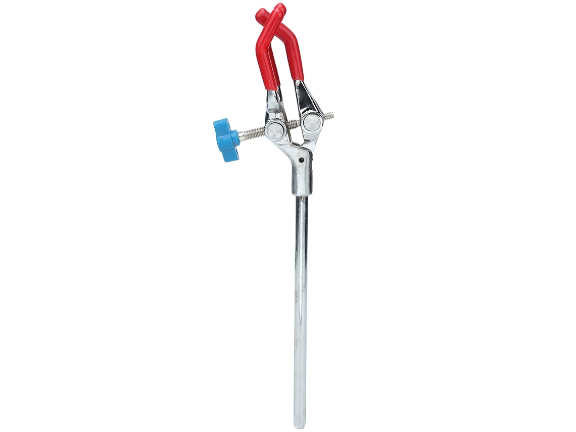 Pinça de Laboratório de Três Dedos Multifuncional para Condensador e Frascos de Precipitação, Pinça Extensível