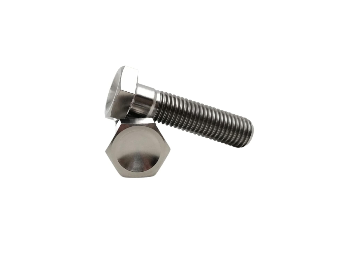 Parafusos De Titânio Rison 5/16"-24 X 2-1/2" Com Cabeça Sextavada,