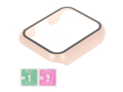 Capa Protetora para Realme Watch 2 com Vidro Temperado Pc Rosa Sakura
