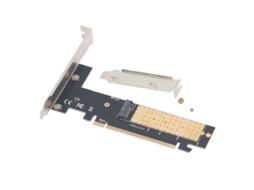 Placa Adaptadora Pcie X16 Para M.2 Profissional Eficiente Com Baffle De Altura Cheia E Meia Altura