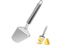 Ralador De Queijo Manual Em Aço Inoxidável Para, Frutas Cítricas E Vegetais Duros, Cor Prata, 22 X 7, 5 Cm