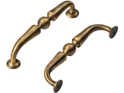 Puxadores De Móveis Retrô Em Latão Maciço, Estilo Antigo, C, 6152, 128 Mm