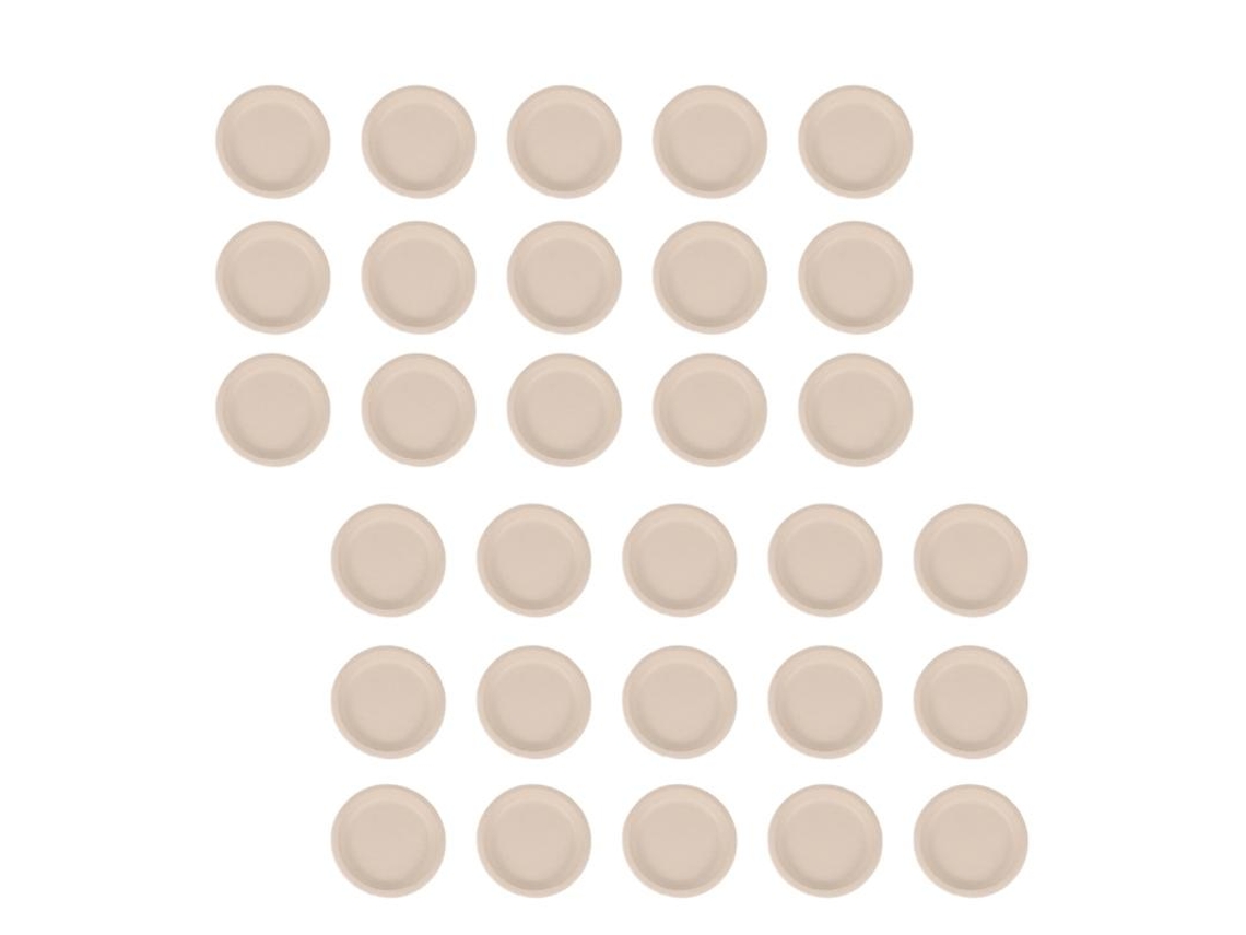 50pcs Pratos Descartáveis