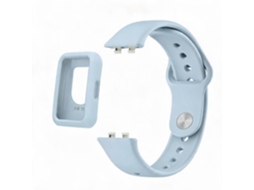 Bracelete De Silicone E Capa Protetora Para Huawei Band 11 (azul)