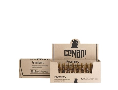 Lotion Powerizer Cemani Seletiva Profissional 60x8ml Frascos Anti Queda Selective Professional