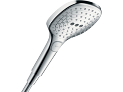 Hansgrohe Raindance Select E Chuveiro De Mão 120, 3 Jatos Powderrain Ecosmart, 28728000, Cor: Cromo