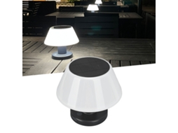 Lámpara De Mesa Solar Para Exterior Profesional, Resistente Al Agua Ipx4, Alta Luminosidad, 4 Niveles De Intensidad Regulable. Brilvibera