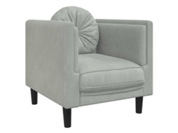 Sofa Chair, Sofa Chairs Vidaxl Cinzeto Veludo (n/a)
