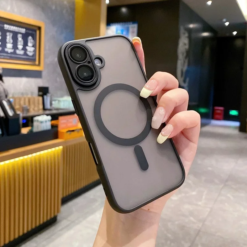 Capa Fosca Para Iphone 13 (preta), Resistente A Impactos, Com Estrutura Protetora Reforçada.