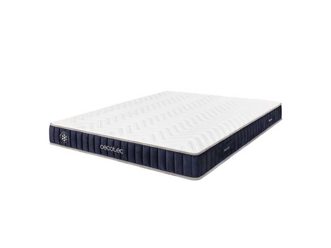 Colchão de espuma Flow CecoFresh 2100 CoolConfort 100 x 200 Núcleo de espuma CoolConfort Sensação ultra Firmeza Alta Altura 21cm CECOTEC