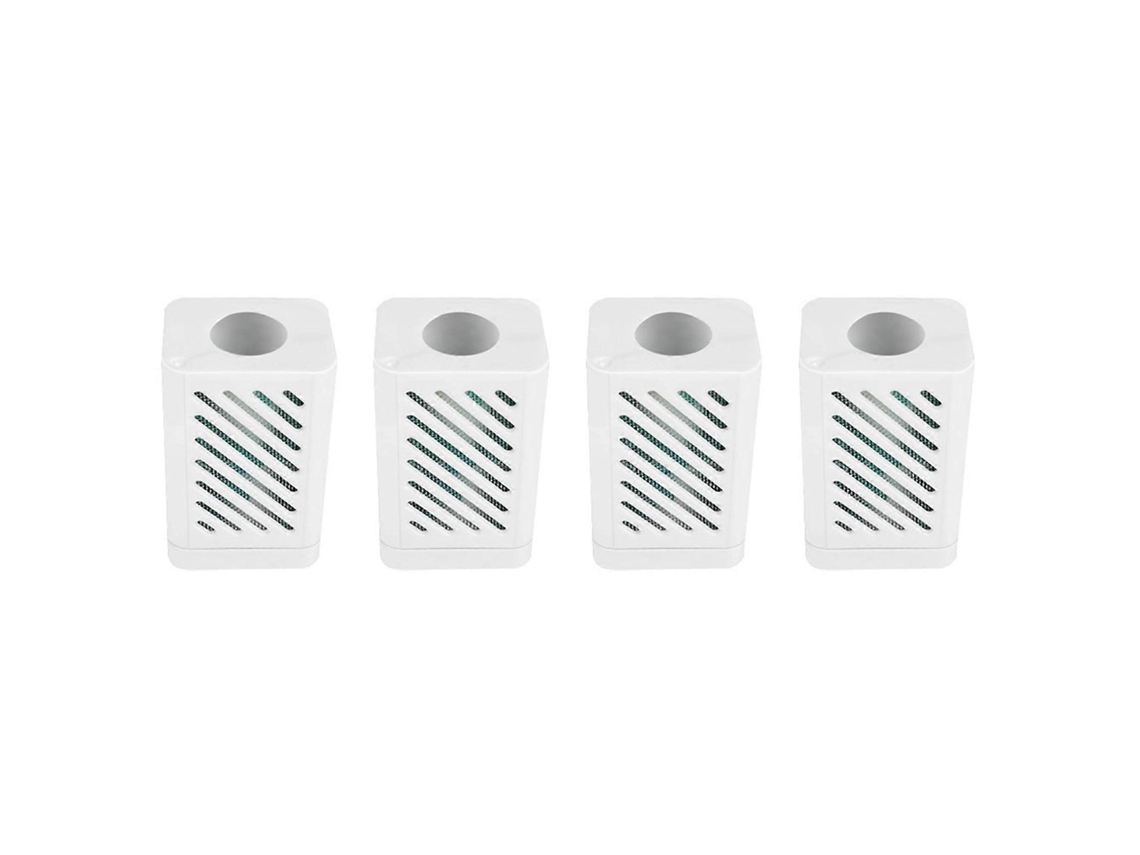 Conjunto De 4 Panos De Limpeza Com Módulo Bacteriostático De Íons De Prata Para Aspirador De Pó Dreame X10 S10 W10s S20 X20 (peças De Reposição, Branc
