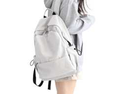 Mochila Escolar Feminina Casual Com Compartimento Para Laptop De 14 Polegadas Resistente À Água E Durável