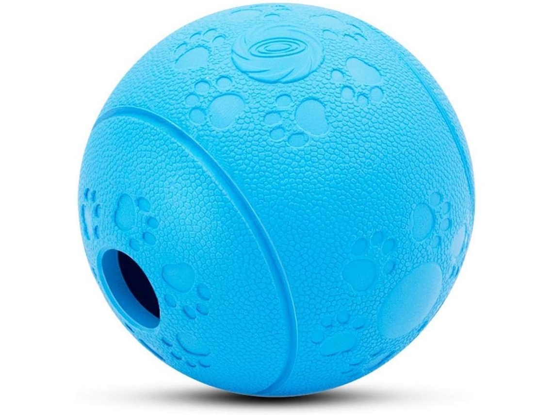 2026 brinquedo Interativo para Cães Resistente a Mordidas Bola Dispensadora de Petiscos para Brincar e Mastigar 8cm